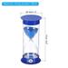 60 Min Sand Timer, Round w Plastic Cover, Count Down Sand Clock Glass