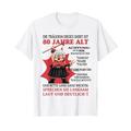 Die Dame ist 80 Jahre alt Geburtstag Frau lustig Frauen T-Shirt