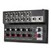 Walmeck MIX5210 10-Channel Mixing Console Digital Audio Mixer Stereo for Recording DJ Network Live Broadcast Karaoke