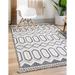 Rugs.com Arlo Collection Rug â€“ 5 x 8 Charcoal Medium Rug Perfect For Bedrooms Dining Rooms Living Rooms