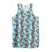 Men's Big & Tall Shrink-Less™ Lightweight Longer-Length Tank by KingSize in Pineapple Floral (Size XL) Shirt