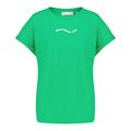 Rich & Royal Damen T-Shirt BOYFRIEND COLOURED ORGANIC SHIRT, grün, Gr. M