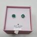 Kate Spade New York Jewelry | Kate Spade Earrings Womens Green Cubic Zirconia Stud Emerald Bright Ideas Shinny | Color: Green | Size: Os