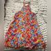 American Eagle Outfitters Dresses | American Eagle Size Small High Neck Floral Sundress | Color: Red/Yellow | Size: S