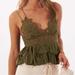 Free People Tops | Free People Intimately Adella Cami | Color: Green | Size: Various
