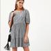 Anthropologie Dresses | Anthropologie Daily Practice Flounced Mini Dress Size M | Color: Black/White | Size: M