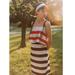 Anthropologie Dresses | Anthropologie “Mare Mare” Striped Dress | Color: Black/Red | Size: S