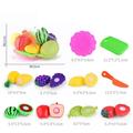 JINCHANG Baby Kids Toys Play Food Set Montessori Toys 10PCS Kids Pretend Role Cutting Fruits and Vegetables Playset Play Kitchen Fruit Vegetable Food Toy Birthday Christmas Gifts for Boys Girls