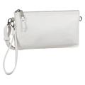 Abendtasche GABOR "EMMY" Gr. B/H/T: 22,5 cm x 13,5 cm x 4,5 cm, weiß Damen Taschen Handtaschen