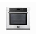 Forno Villarosa 30" 5 cu. ft Self-Cleaning Convection Electric Single Wall Oven, Stainless Steel | 28.4 H x 30 W x 24 D in | Wayfair FBOEL1358-30