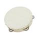 8 Hand Held Tambourine Drum Bell Birch Metal Jingles Percussion Musical Educational Toy