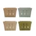 Stoneware Berry Baskets - 4.4"L x 4.4"W x 2.6"H