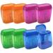 Pencil Sharpener Manual Pencil Sharpeners Double Holes Sharpener with Lid Colored Pencil Sharpeners for Kids Plastic Pencil Sharpeners for School Office Home SupplyC