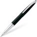 Cross Atx Basalt Black Fountain Pen With Chrome-Plated Appointments And Stainless Steel Fine Nib