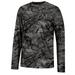 Realtree Men s Fishing Camo Aspect Black Long Sleeve UPF 50+ Sun Protection Shirt | Size XL