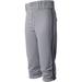 Wire2wire Men s Tournament Piped Knicker Baseball Pant Grey/Navy Xl