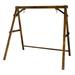 Zimtown 5.5 FT Wooden Porch Swing Frame Swing Stand A-Frame 600lbs Capacity