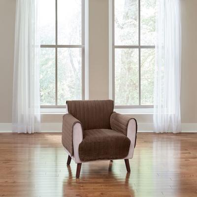 Chair Reversible Plush Stripe Furniture Protector ...