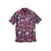 Men's Big & Tall Short Sleeve American Sport Shirt by KingSize in Bandana (Size XL)