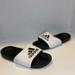Adidas Shoes | Adidas Adissage Slide Sandals Unisex | Color: Black/White | Size: 9