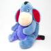 Disney Toys | Disney Store Eeyore Plush Stuffed Animal Toy Removable Tail 12" Winnie The Pooh | Color: Blue/Pink | Size: 12"