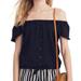 Madewell Tops | Madewell Texture & Thread Off The Shoulder Top Black Small | Color: Black | Size: S