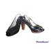 Coach Shoes | Coach Hollie Crinkled Patent Leather Black Slingback Platform Pump Heel Sandals8 | Color: Black | Size: 8