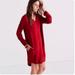 Madewell Dresses | Madewell Du Jour Burgundy Shift Dress | Color: Red | Size: S