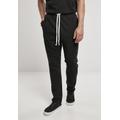 Jogginghose URBAN CLASSICS "Urban Classics Herren Organic Low Crotch Sweatpants" Gr. S, US-Größen, schwarz (black) Herren Hosen Jogginghosen