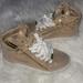 Michael Kors Shoes | Kids Michael Kors Sneakers Size 1 | Color: Gold/White | Size: 1g