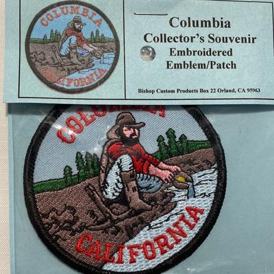Columbia Other | Columbia Collector’s Souvenir Embroidered Emblem Patch, California Gold Rush Nwt | Color: Blue/Red | Size: 3”