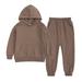 KmaiSchai Baby Boy Fashion Outfit Toddler Kids Babys Girls Boys Spring Winter Solid Long Sleeve Pants Hooded Hoodie Sweatshirt Set Outfits Baby Firetruck Clothes Toddler Boy 4T Outfits 4T Sweats Bab