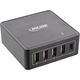 InLine® Power Delivery + Quick Charge 3.0 USB Netzteil, Ladegerät, 4X USB A + USB Typ-C, 60W, schwarz