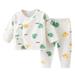 ZHAGHMIN Boys Clothing Sets Baby Boys Girls Cotton Sleepwear Animals Cartoon Blouse Tops Cute Pant Trousers Outfits Set Clothes 2Pcs Outfit For Toddler Girls 4T Baby Boy Outfit Gift 3 Month Baby Bo