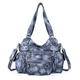 Angel Kiss Hobo Handbags for Women Soft PU Leather Shoulder Handbags Ladies Purses, Blue, One Size