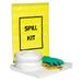 SPILLTECH SPKO-YTB Spill Kit,4" H,12" W,18" L,Yellow,Bag