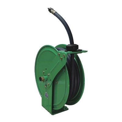 SPEEDAIRE 437J26 Spring Return Hose Reel, 1/4 in Hose Diameter, 50 ft Length,