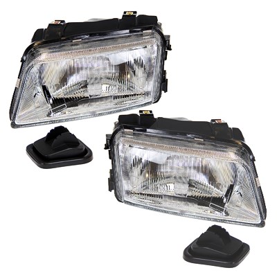 Bestprice 2x Scheinwerfer H4 für FZ elektr. LWR ohne Stellmo [Hersteller-Nr. 10429055] für Audi Image