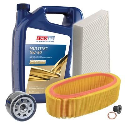 Bestprice Inspektionspaket Filtersatz SET A + 5l ÖL [Hersteller-Nr. 10493720] für Renault Image