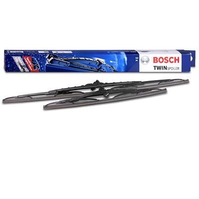 Bosch Wischerblatt Twin Spoiler 653S [Hersteller-Nr. 3397118325] für Acura, Honda, Hyundai, Infiniti, Kia, Maserati, Mazda, Nissan, Peugeot, Toyota Image