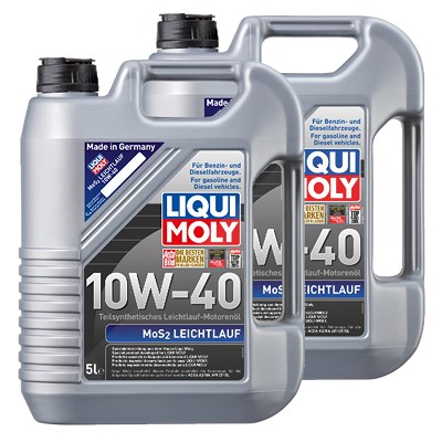 Liqui Moly 10 L MoS2 Leichtlauf 10W-40 [Hersteller-Nr. 1092] Image