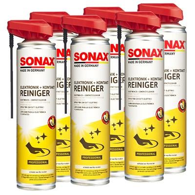 Sonax 6x 400ml Elektronik + KontaktReiniger m. EasySpray [Hersteller-Nr. 04603000] Image