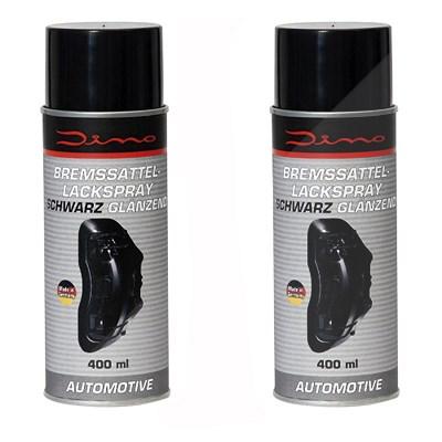 Dino 2x Bremssattellack 1K-Lackspray 400ml schwarz [Hersteller-Nr. 130011] Image