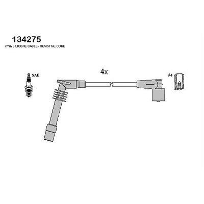 Hüco Zündleitungssatz [Hersteller-Nr. 134275] für Opel, Vauxhall Image