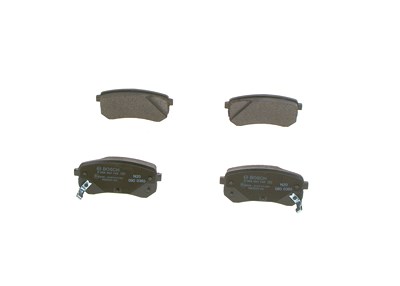 Bosch Bremsbelagsatz, Scheibenbremse [Hersteller-Nr. 0986494145] für Kia, Hyundai Image