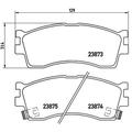 Brembo Bremsbelagsatz, Scheibenbremse [Hersteller-Nr. P30016] für Kia