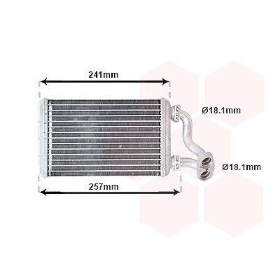 Van Wezel Wärmetauscher, Innenraumheizung [Hersteller-Nr. 06006257] für BMW Image