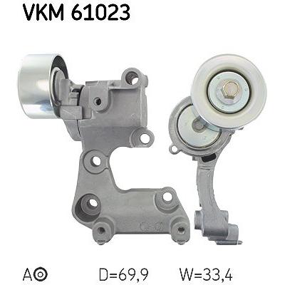 Skf Spannrolle, Keilrippenriemen [Hersteller-Nr. VKM61023] für Lexus, Toyota Image