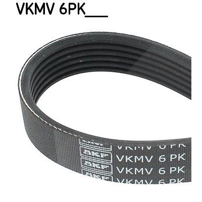 Skf Keilrippenriemen [Hersteller-Nr. VKMV6PK2498] für Audi, Land Rover, VW Image
