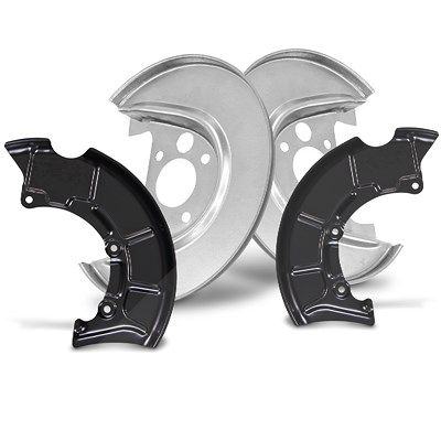 Bestprice 4x Deckblech für Bremsscheibe komplett [Hersteller-Nr. 31294154] für Audi, Skoda, Seat, VW